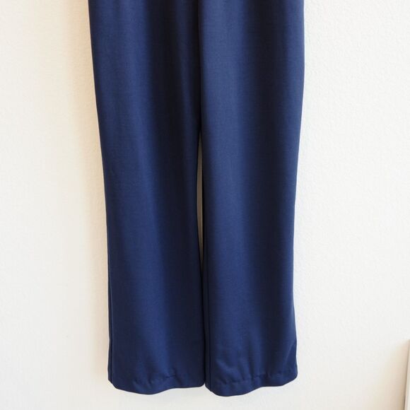 Cameron Blake by Mon Cheri Bridals Jumpsuit Sz 8 Navy Blue  *READ NOTES* - Picture 5 of 14
